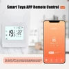 Kép 2/12 - Intelligens Tuya WiFi termosztát digitális programozható LCD kijelzős hőmérséklet-szabályozó - Kék, elektromos fűtéshez 16A