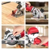 Kép 6/6 - 120V 580W 115MM mini körfűrész 24 és 48 TCT penge lézervezető fa PVC csővágáshoz