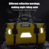 Kép 9/10 - Motorkerékpár PVC vízálló fényvisszaverő csomagtartó táska - 46 l