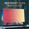 Kép 11/13 - Golden Privacy képernyőszűrő, megfordítható, nagy áteresztőképességű, 30°-os, láthatatlan UV-álló, tükröződésmentes film 18,5" monitorhoz - 16:9 képarány