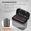 Kép 8/8 - Akkumulátortöltő 2 akkumulátorcsatornás töltődobozzal, USB-portos zsebtöltő tokkal, 1800 mAh-s akkumulátorokkal, Insta360 X3 kompatibilis