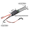 Kép 2/6 - DC 7-24V 200W BLDC 3 fázisú kefe nélküli ESC motor meghajtó Hallless egyenáramú motor meghajtó tábla fordulatszám szabályozó potenciométerrel