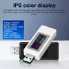 Kép 4/11 - KWS-V30 USB teljesítménymérő teszter 6 az 1-ben áramfeszültség kapacitás kikapcsolás memória funkcióval - Fehér