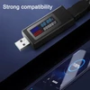 Kép 5/11 - KWS-V30 USB teljesítménymérő teszter 6 az 1-ben áramfeszültség kapacitás kikapcsolás memória funkcióval - Fehér