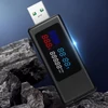 Kép 9/11 - KWS-V30 USB teljesítménymérő teszter 6 az 1-ben áramfeszültség kapacitás kikapcsolás memória funkcióval - Fehér