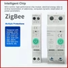 Kép 3/10 - Zigbee intelligens áramkör-megszakító vezeték nélküli APP otthoni automatizálási berendezések távvezérlése hangvezérlési funkcióval - 1P 40A