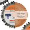 Kép 3/8 - 125 mm-es 16 fogú rozsdamentes acél csiszológép, famegmunkáló tárcsa, hornyológép, lánctárcsa, vágókorong