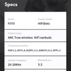 Kép 13/18 - Mifo FiiTii HiFi Dots aptX veszteségmentes vezeték nélküli fülhallgató BT 5.3 adaptív aktív zajszűrő - Fekete