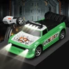 Kép 2/4 - 1/16 2,4 GHz-es 2WD távirányítós Drift autó LED lámpával - Zöld