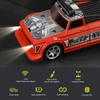 Kép 2/3 - 1/16 2,4 GHz-es 2WD távirányítós Drift autó LED lámpával - Piros