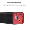 Kép 11/15 - Hordozható gumiabroncs-felfújó 160 PSI akkus légszivattyú LCD-képernyővel autógumikhoz, motorkerékpárokhoz, 2600 mAh-s újratölthető akkumulátorral