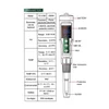 Kép 6/10 - YY-1030 digitális kijelzős tészta lúgmérő bébiétel, sajt, kozmetika, talajmátrix PH mérő