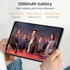 Kép 5/16 - 10,1 hüvelykes üzleti táblagép MTK6592 processzor 1280 x 800 felbontás Android 7.0 5000 mAh - Arany