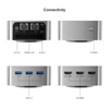 Kép 3/13 - Mini PC Windows 11 asztali számítógép Intel Celeron N100 processzor 4 mag, 4 szál támogatás 4K 60Hz WIFI5 BT4.2 Gigabit Ethernet BIOS támogatás - 8GB+512GB