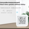 Kép 6/11 - Tuya WiFi LCD kijelző USB tápegységgel, intelligens érzékelővel