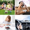 Kép 4/12 - KC-918 hordozható BT5.1 asztali CD-lejátszó FM rádió porálló burkolatú LED kijelzővel - Fekete
