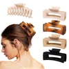 Kép 8/9 - Bestauty Plastic Matt Hair Claws Hajkapocs kombinált szett Egyszerű csúszásmentes hajfogó erős tartású elegáns női frizurához (8 db) - Stílus 9