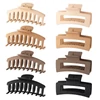 Kép 1/9 - Bestauty Plastic Matt Hair Claws Hajkapocs kombinált szett Egyszerű csúszásmentes hajfogó erős tartású elegáns női frizurához (8 db) - Stílus 2