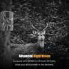 Kép 5/11 - 1080P Trail Game vadászkamera kültéri vadon élő állatok, vadászat és farm megfigyeléséhez és otthoni biztonsági felügyelethez