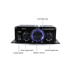 Kép 2/9 - AK170 12V-os mini audio teljesítményerősítő digitális hangvevő AMP kétcsatornás 20W+20W basszus magas hangerőszabályzó autós otthoni használatra