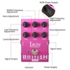 Kép 13/18 - IRIN Mini VOX AC30 hangszórószimulátor gitár effekt pedál – brit hang (lila)