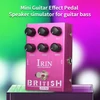 Kép 15/18 - IRIN Mini VOX AC30 hangszórószimulátor gitár effekt pedál – brit hang (lila)