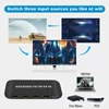 Kép 3/15 - HDMI 2.1 kapcsoló 3 az 1-ben 3 port infravörös távirányító támogatással 8K 60Hz 4K 120Hz HDCP 2.3 Xbox PS4 PS5 UHD TV monitor projektor vezetékes asztali vezérlővel