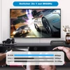 Kép 10/15 - HDMI 2.1 kapcsoló 3 az 1-ben 3 port infravörös távirányító támogatással 8K 60Hz 4K 120Hz HDCP 2.3 Xbox PS4 PS5 UHD TV monitor projektor vezetékes asztali vezérlővel