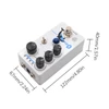 Kép 8/12 - MOSKYAudio Distortion/Overdrive gitáreffektus pedál elektromos gitárhoz – DOLPHIN