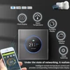 Kép 8/15 - WiFi intelligens termosztát színes képernyő, forgó fűtési termosztát háttérvilágítással/hőmérséklet/érzékelő/idő hőmérséklet-kalibrációs beállítással (kazánfűtés) - Szürke