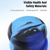 Kép 6/10 - 500 ml-es összecsukható szilikon utazó/sport vizes palack - Szürke