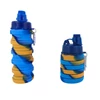 Kép 1/10 - 500 ml-es összecsukható szilikon utazó/sport vizes palack - Szürke
