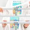 Kép 2/8 - Padlólehúzó súroló teleszkópos rúddal, állítható nyelű szilikon pengéjű vízseprű padlólap márványhoz - 52 cm