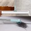 Kép 4/8 - Padlólehúzó súroló teleszkópos rúddal, állítható nyelű szilikon pengéjű vízseprű padlólap márványhoz - 52 cm