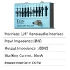 Kép 15/17 - IRIN 10-sávos EQ gitár effektus pedál mini hangszínszabályzó valódi bypass-szal - SÁVVEZÉRLŐ