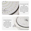 Kép 8/12 - 50 LED napelemes mennyezeti lámpa belső dekorációs folyosói világítás (45 W) - Stílus 1