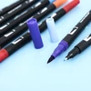 Kép 4/12 - Art Markers Set Kétvégű ecsettoll Ecset és finom hegyek 120 színes toll