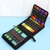 Kép 6/12 - Art Markers Set Kétvégű ecsettoll Ecset és finom hegyek 120 színes toll