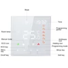 Kép 7/10 - Intelligens fali termosztát digitális programozható LCD érintőképernyős padlófűtés hőmérséklet-szabályozó - Fekete, 3A vízmelegítéshez