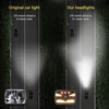 Kép 8/10 - 7x6 5x7 7 hüvelykes négyzet alakú LED-es fényszóró nappali menetfényekkel, irányjelző lámpa távolsági/tompított fény, 4 fényüzemmódú H4 csatlakozó (2 db)