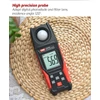 Kép 13/20 - TASI digitális fényerejű fénymérő rögzítési funkcióval rendelkező LCD kijelzővel 0-200 000 mérési tartomány, rugalmas érzékelő - TA630A