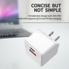 Kép 9/9 - USB 20W kétportos QC+PD 3.0 hálózati adapter, összecsukható fali töltő