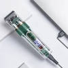 Kép 8/9 - LED kijelzővel Alacsony zajszint, újratölthető vezeték nélküli kisállatborotva készlet kutyáknak, macskáknak - Fekete