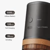 Kép 2/17 - Elektromos Burr Mill kávébab daráló 24 W hordozható USB újratölthető 25 sebességfokozat, állítható rozsdamentes acél magtisztító kefével