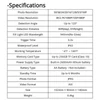 Kép 10/16 - Napenergiával működő éjszakai nyomkövető vadászkamera 50 MP 4K 2600 mAh beépített lítium akkumulátor 0,3 s kioldási idő 120° észlelési szög - memóriakártya nélkül