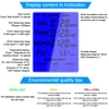 Kép 9/11 - Többfunkciós levegőminőség-mérő CO2 TVOC Hőmérséklet páratartalom mérő készülék