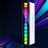 Kép 5/16 - M8 LED Beads Rhythm Light BT hangszóró kettős kürttel Színes hangérzékeny zenei atmoszféra fény hangdoboz