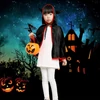 Kép 6/8 - Uniszex gyerek Halloween köpeny ökörszarv kapucnival Cosplay szerepjáték Party Cape jelmez - Fekete