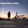 Kép 2/20 - HAPPYRUN TANK G60 elektromos kerékpár 20*4,0 hüvelykes gumiabroncs 750W 48V 18Ah cserélhető akkumulátoros pedálsegéd tartomány