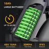 Kép 4/20 - HAPPYRUN TANK G60 elektromos kerékpár 20*4,0 hüvelykes gumiabroncs 750W 48V 18Ah cserélhető akkumulátoros pedálsegéd tartomány